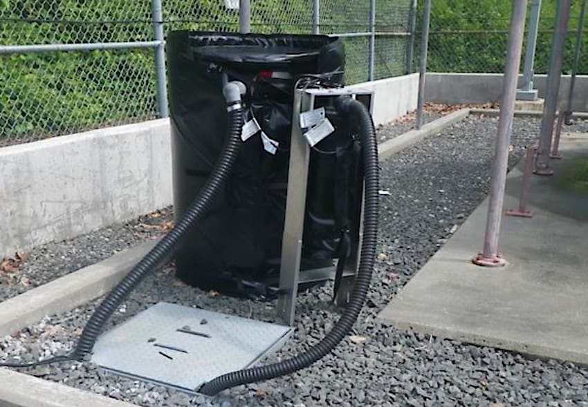 Passive system Pump-Filter-Contain